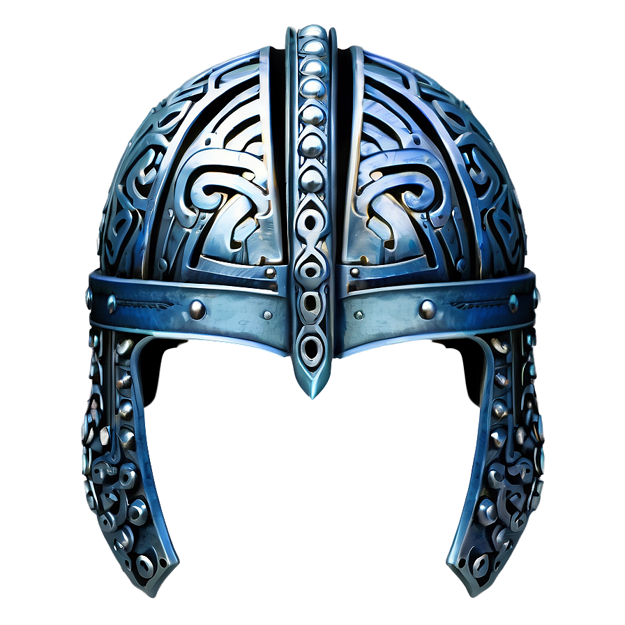 Intricate Viking Helmet Png Evc22