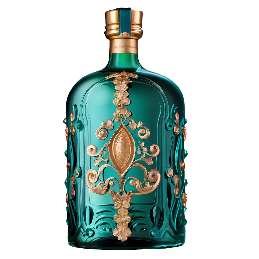 Intricately Designed Liquor Bottle Png Gmv22