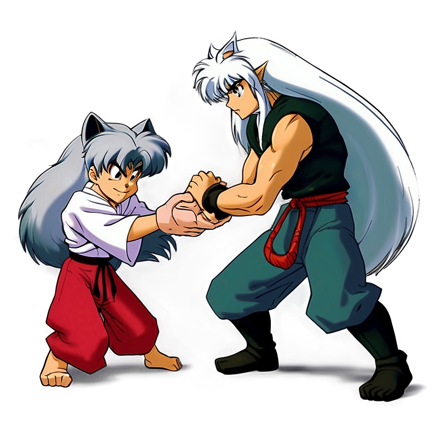 Inuyasha And Sesshomaru Clashing Png 06232024