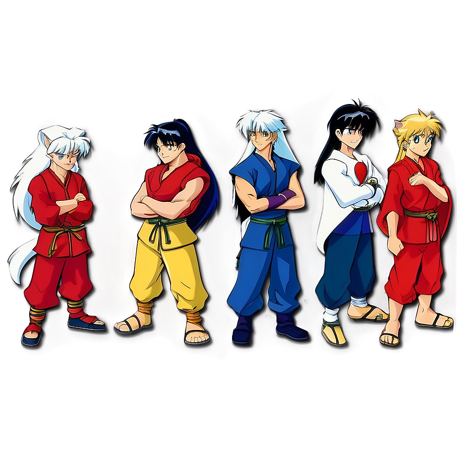 Inuyasha Band Of Seven Mercenaries Png Clb