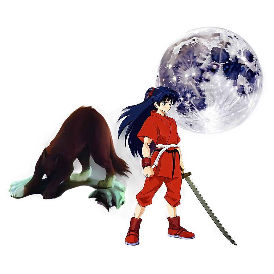 Inuyasha Full Moon Background Png 06232024