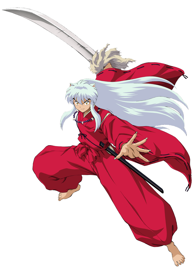 Inuyasha_with_ Tessaiga_ Anime_ Character