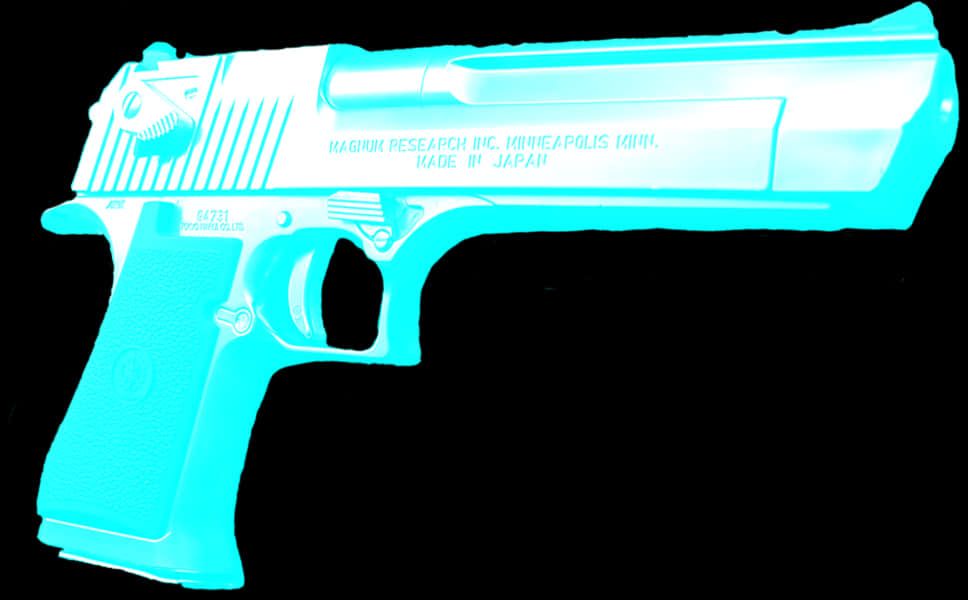 Inverted Desert Eagle Pistol