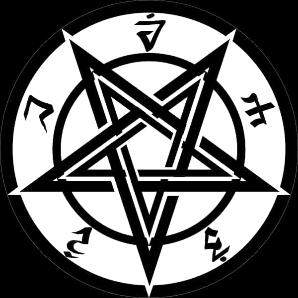 Inverted Pentagram Symbol