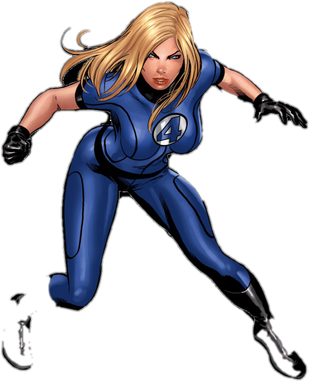 Invisible Woman Action Pose