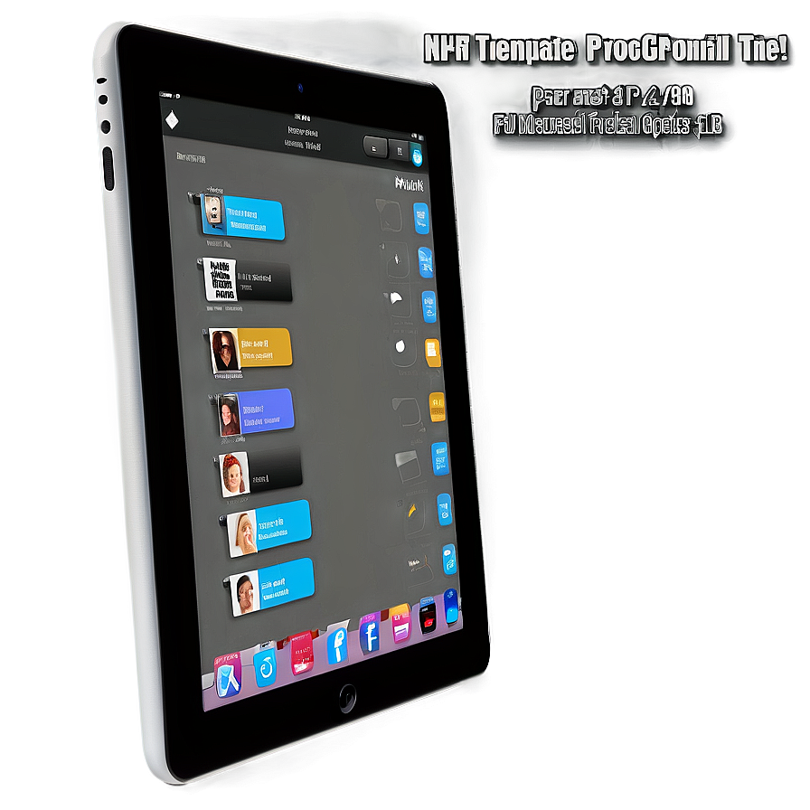 Ipad Template For Projects Png 53