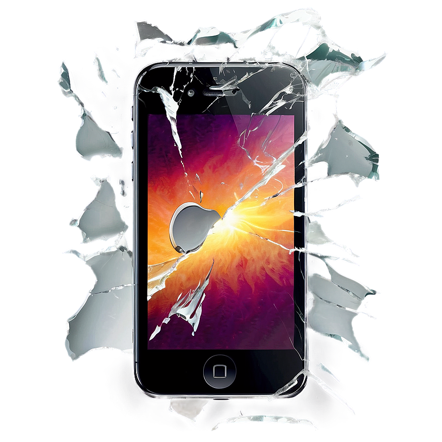 Iphone Broken Screen Effect Png Srt