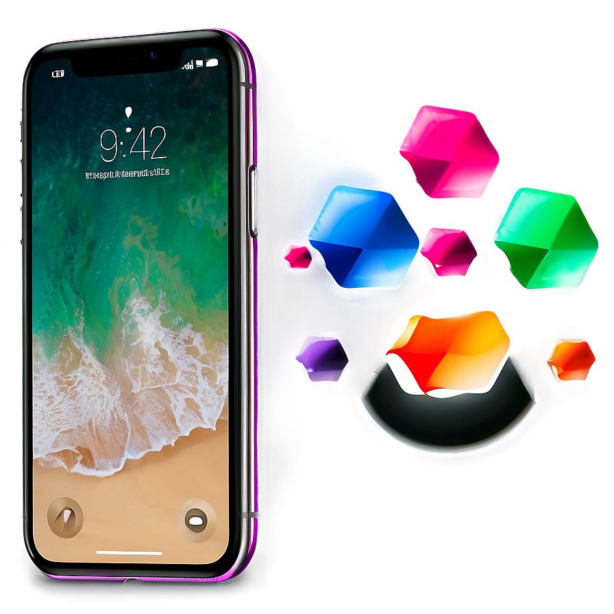 Iphone X Mockup In Landscape Png 06272024