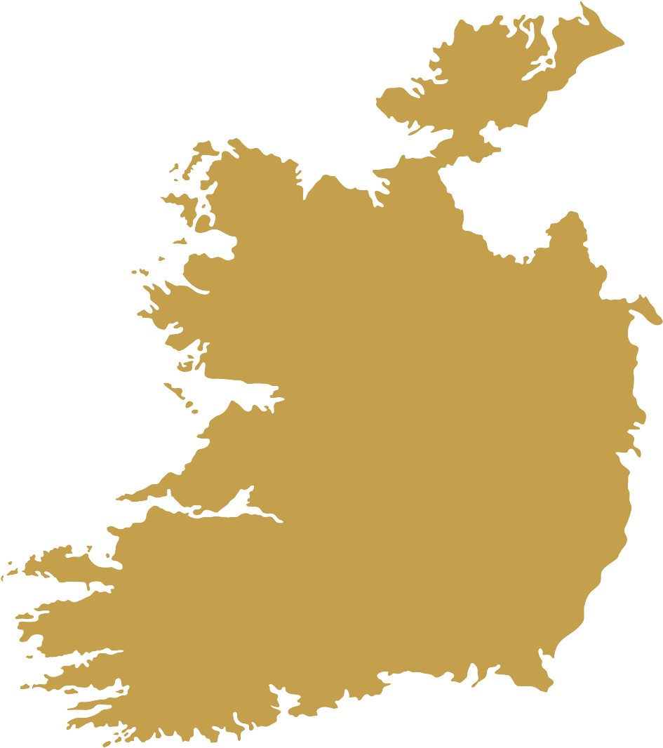 Ireland Map Silhouette