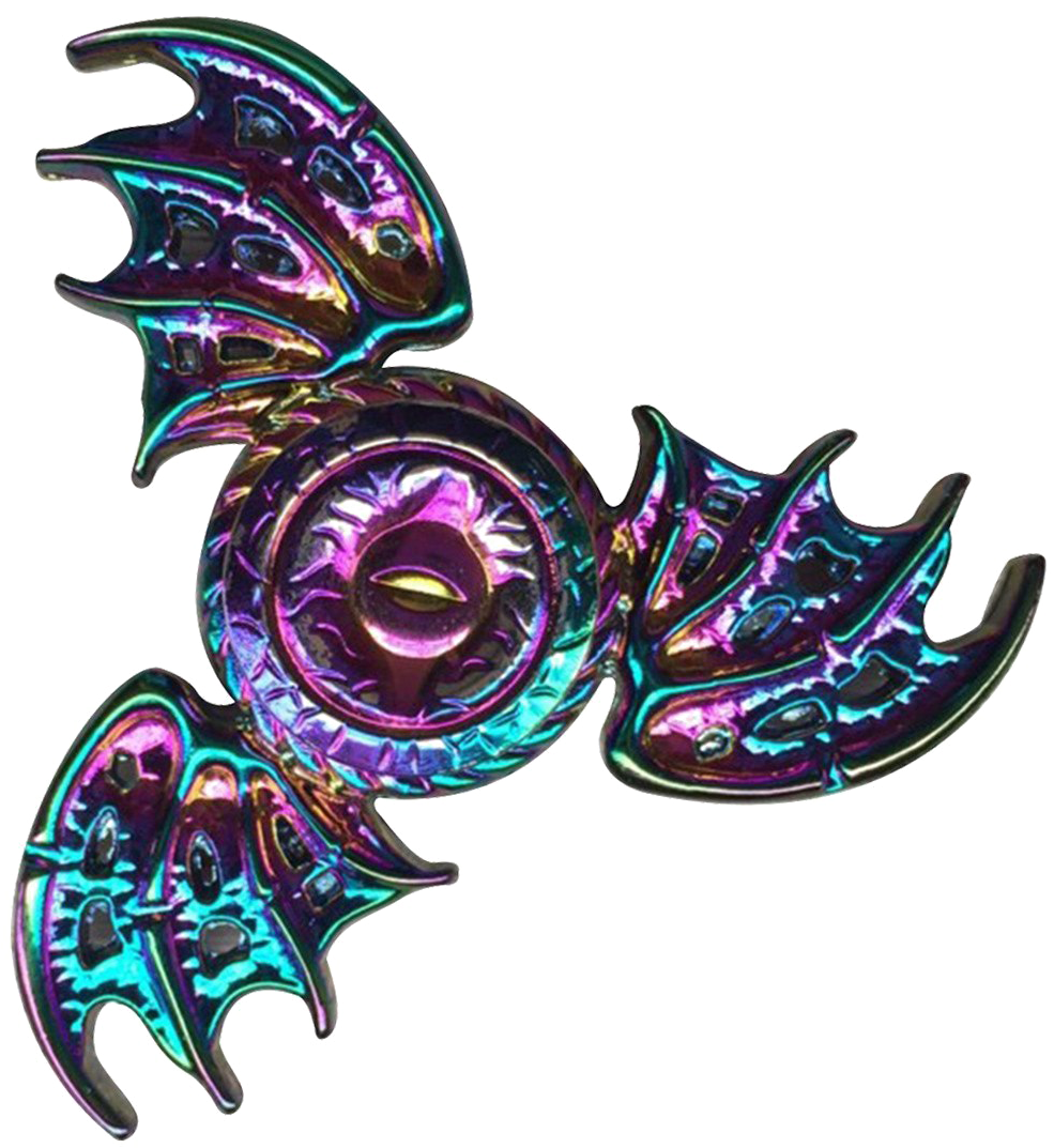 Iridescent Bat Wing Fidget Spinner.png