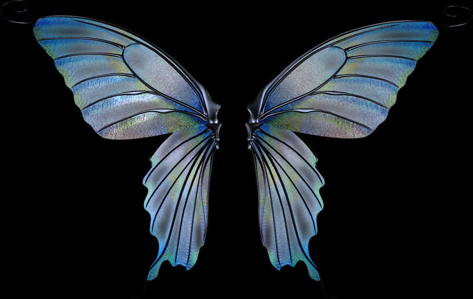 Iridescent Butterfly Wings