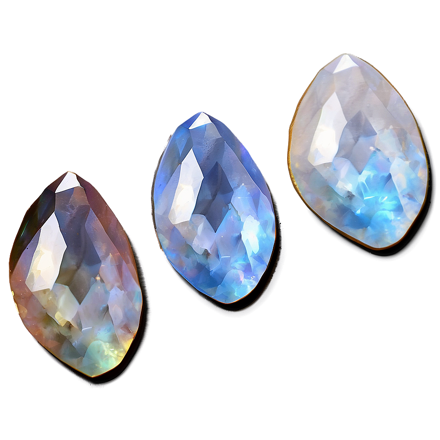 Iridescent Moonstone Gem Png 37