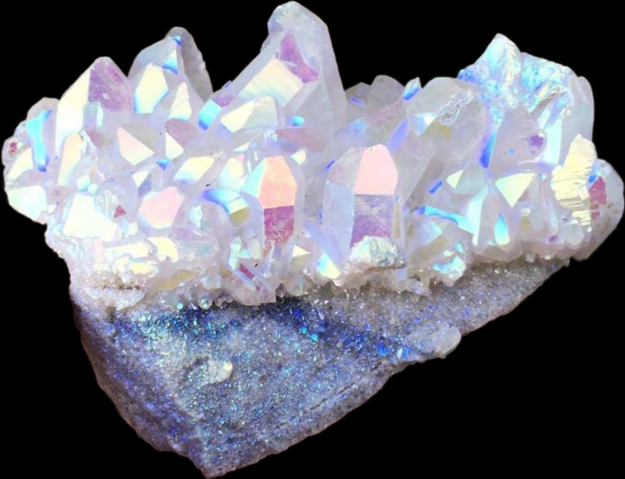 Iridescent Quartz Crystal Cluster.jpg