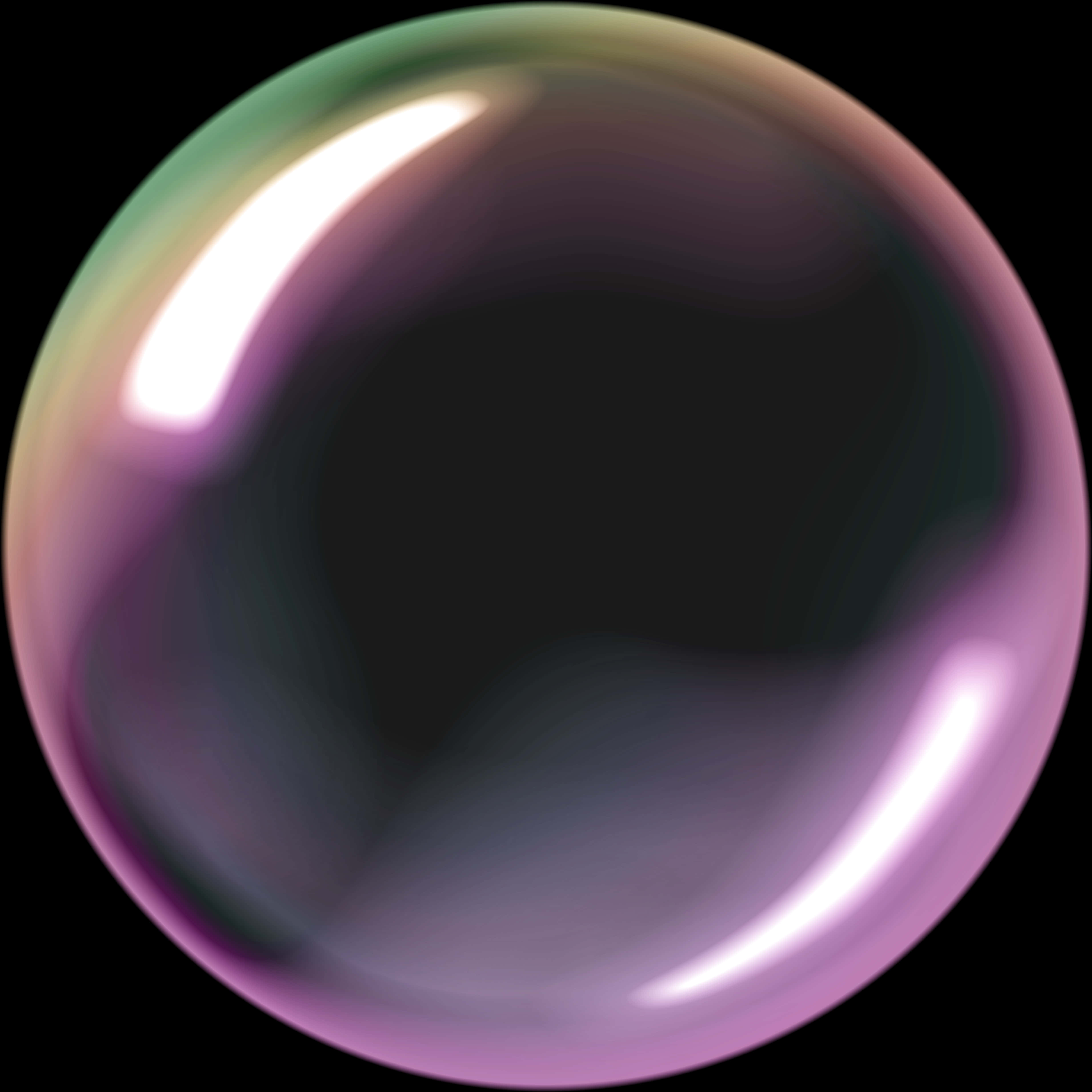 Iridescent Soap Bubble