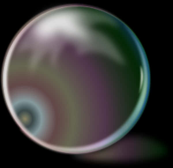 Iridescent Soap Bubble