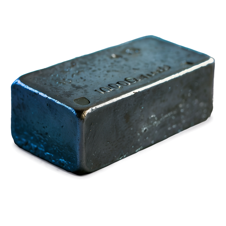 Iron Ingot Close-up Png Uqe