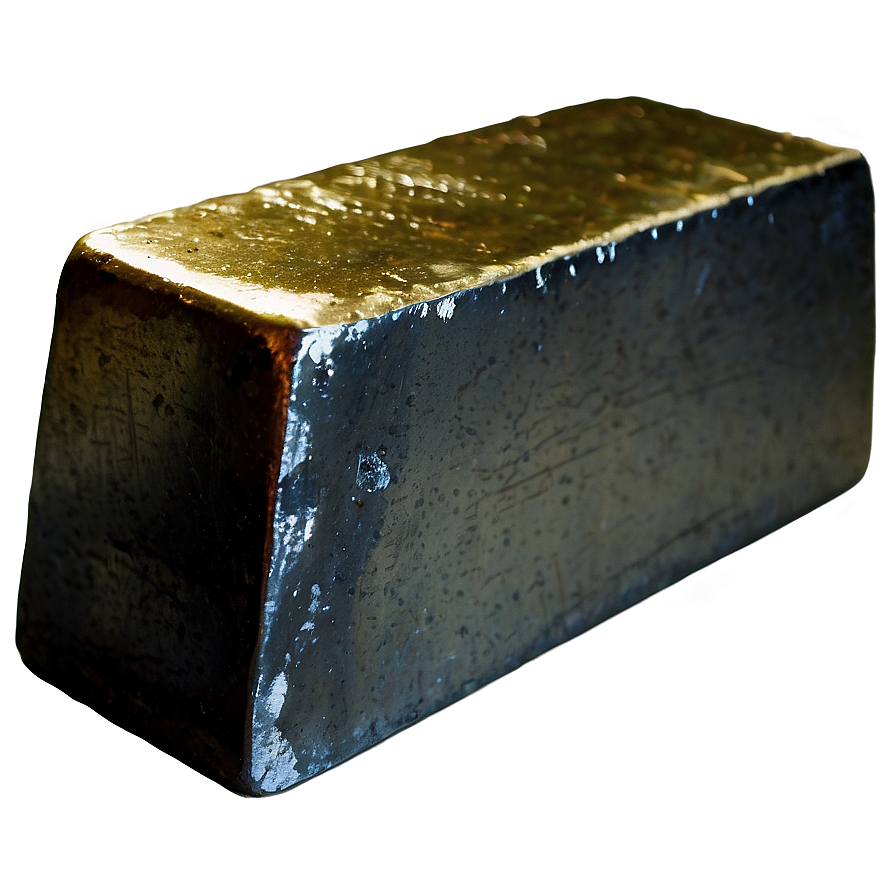 Iron Ingot On White Background Png 26