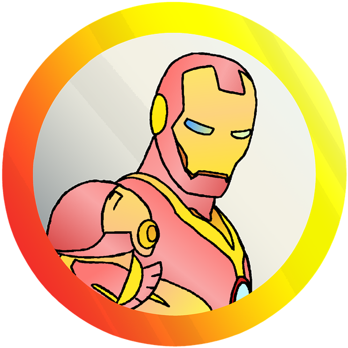 Iron Man Cartoon Icon