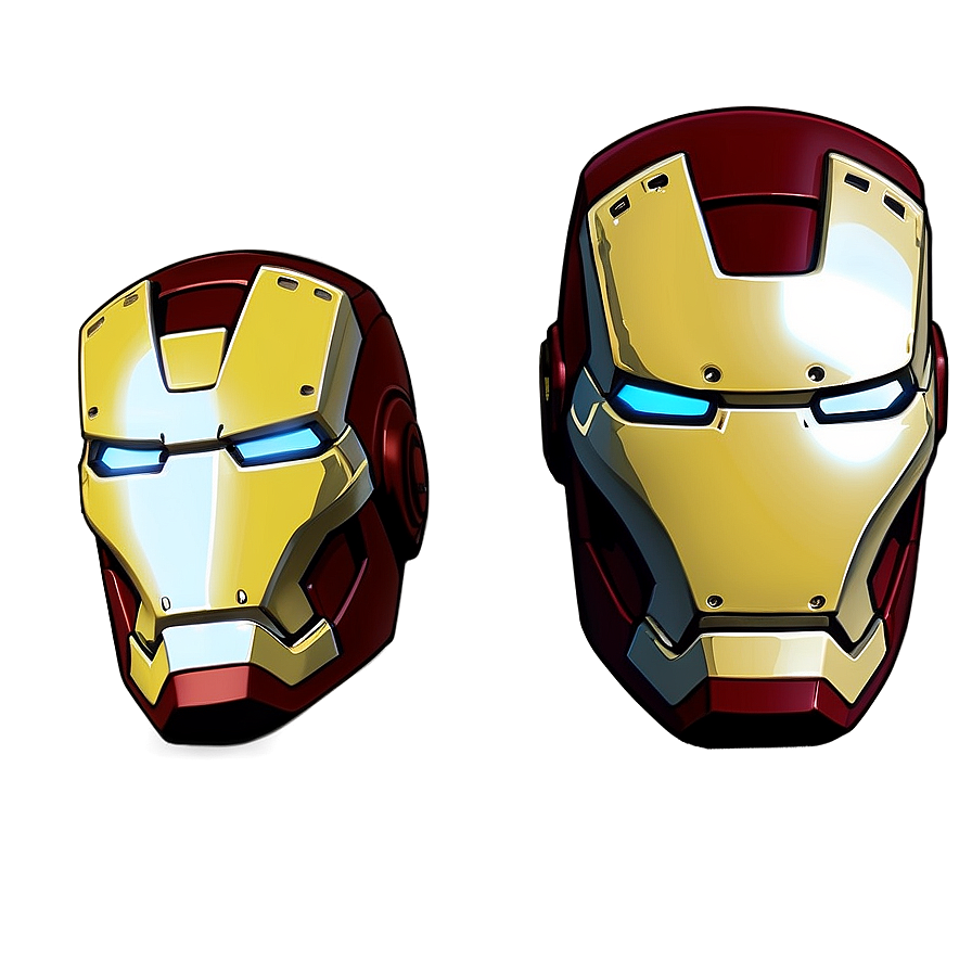 Iron Man Helmet Open Face Png Mro45