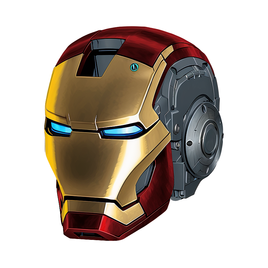 Iron Man Helmet Unmasked Version Png 91