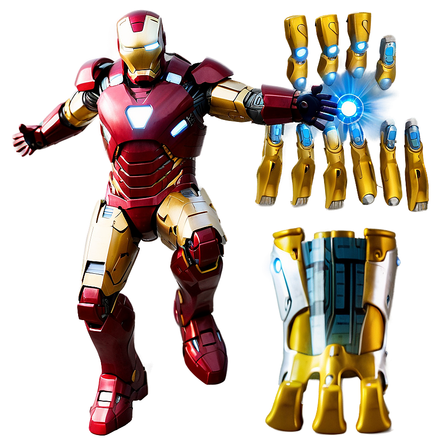 Iron Man Suit With Repulsor Beams Png Lfu42