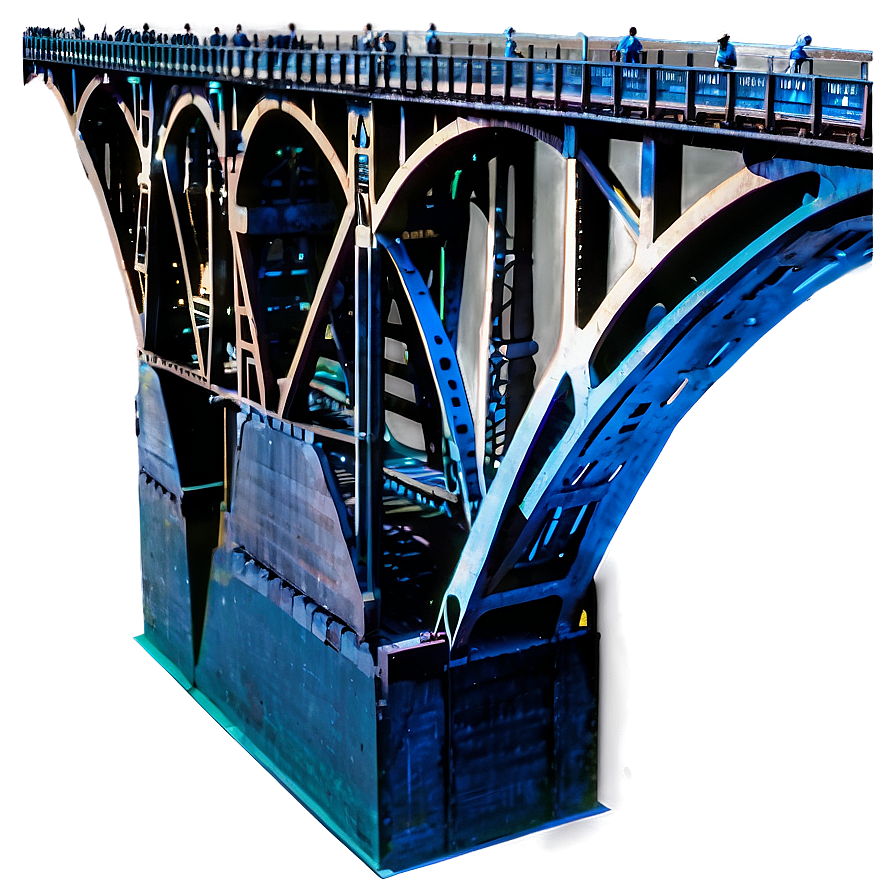 Iron Railway Bridge Png 05242024