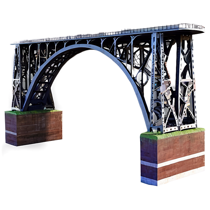 Iron Railway Bridge Png Abt44