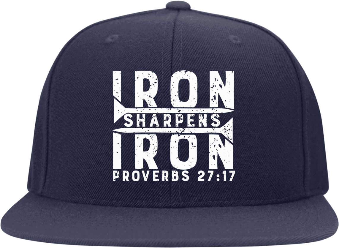 Iron Sharpens Iron Proverbs Cap