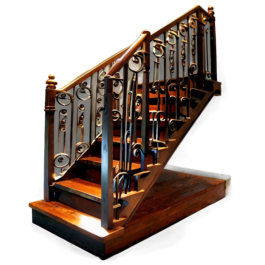 Iron Staircase Png 06122024