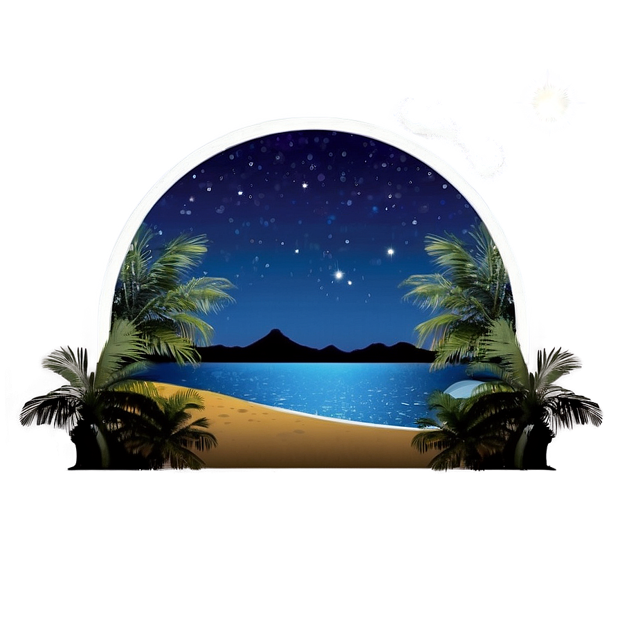 Island Star Gazing Location Png 11