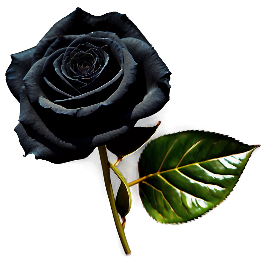 Isolated Black Roses Png Bqt