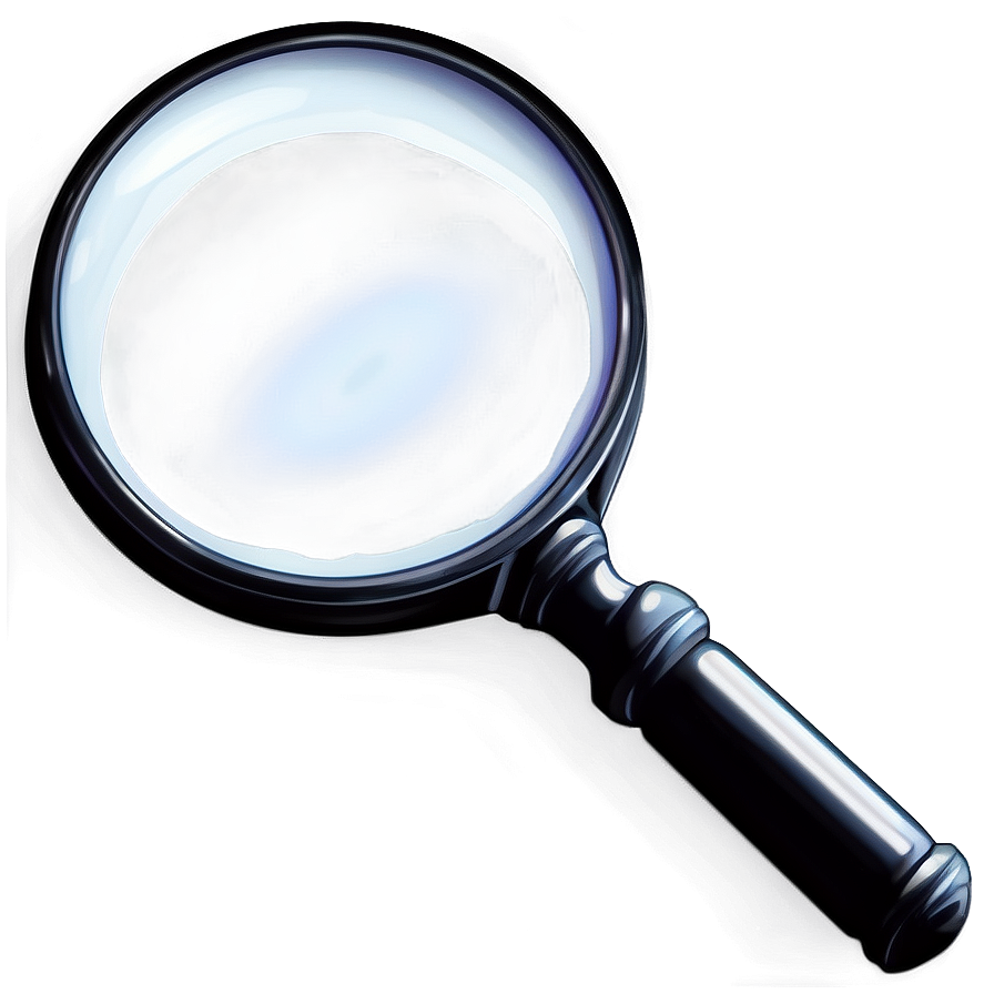 Isolated Magnifying Glass Png 05042024