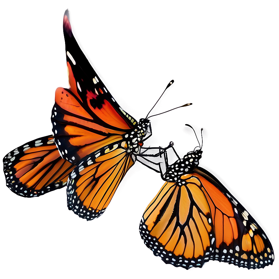 Isolated Monarch Butterflies Png 06252024