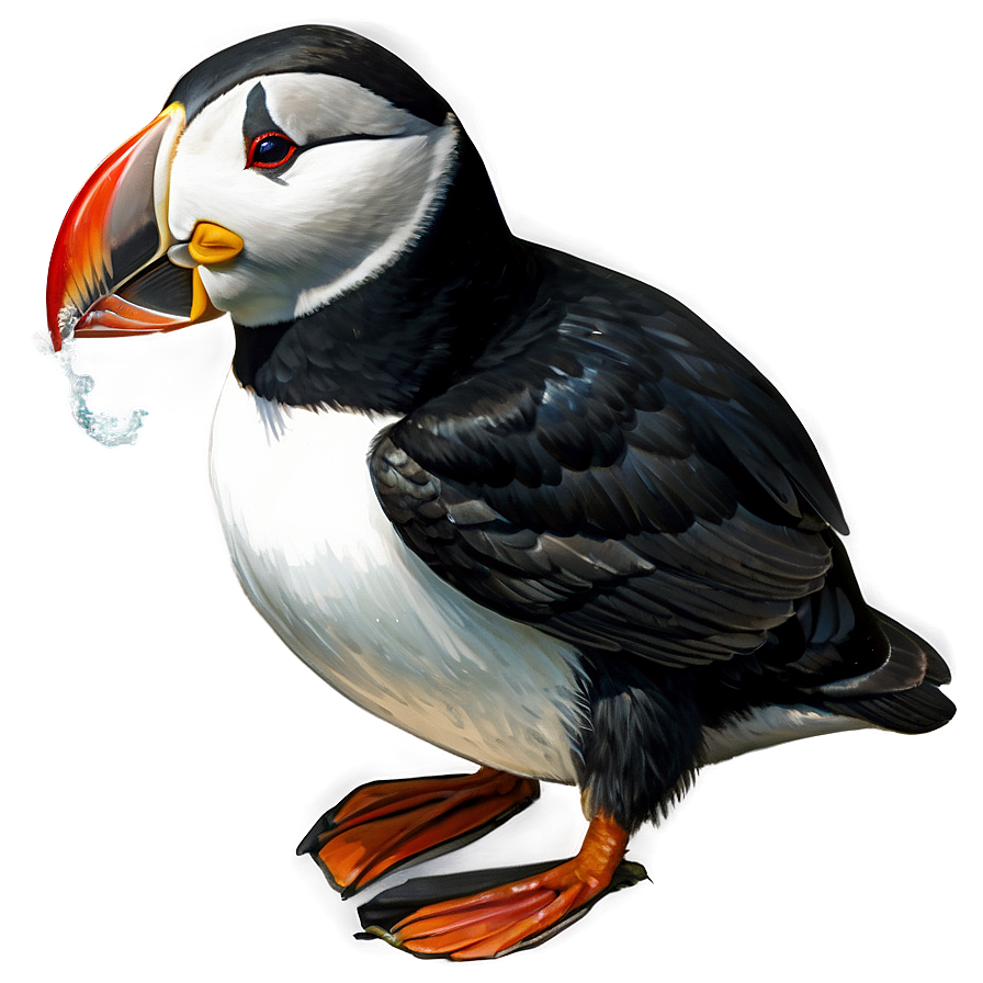 Isolated Puffin Png Awh