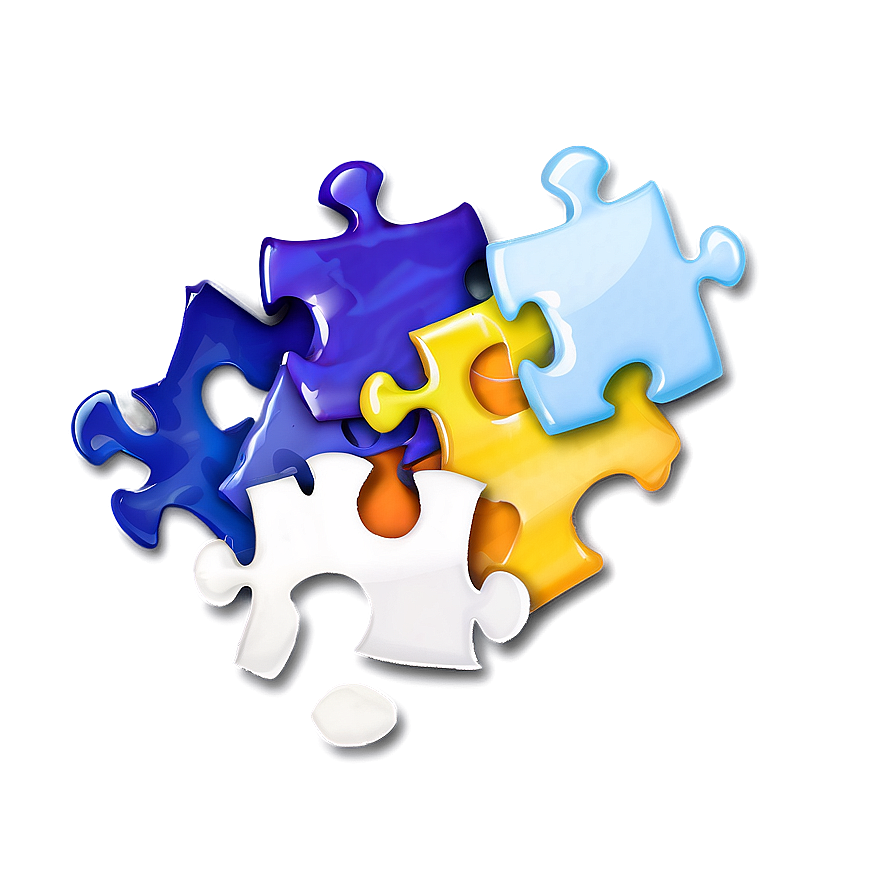 Isolated Puzzle Pieces Png 06132024