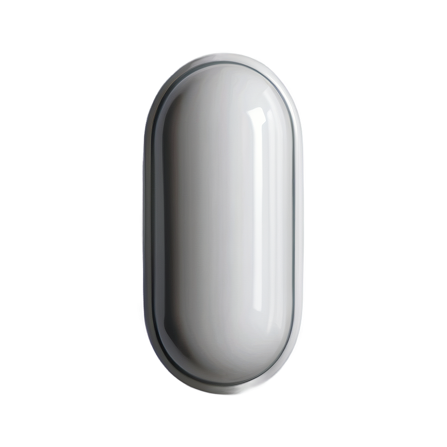 Isolated White Capsule Png Bci93