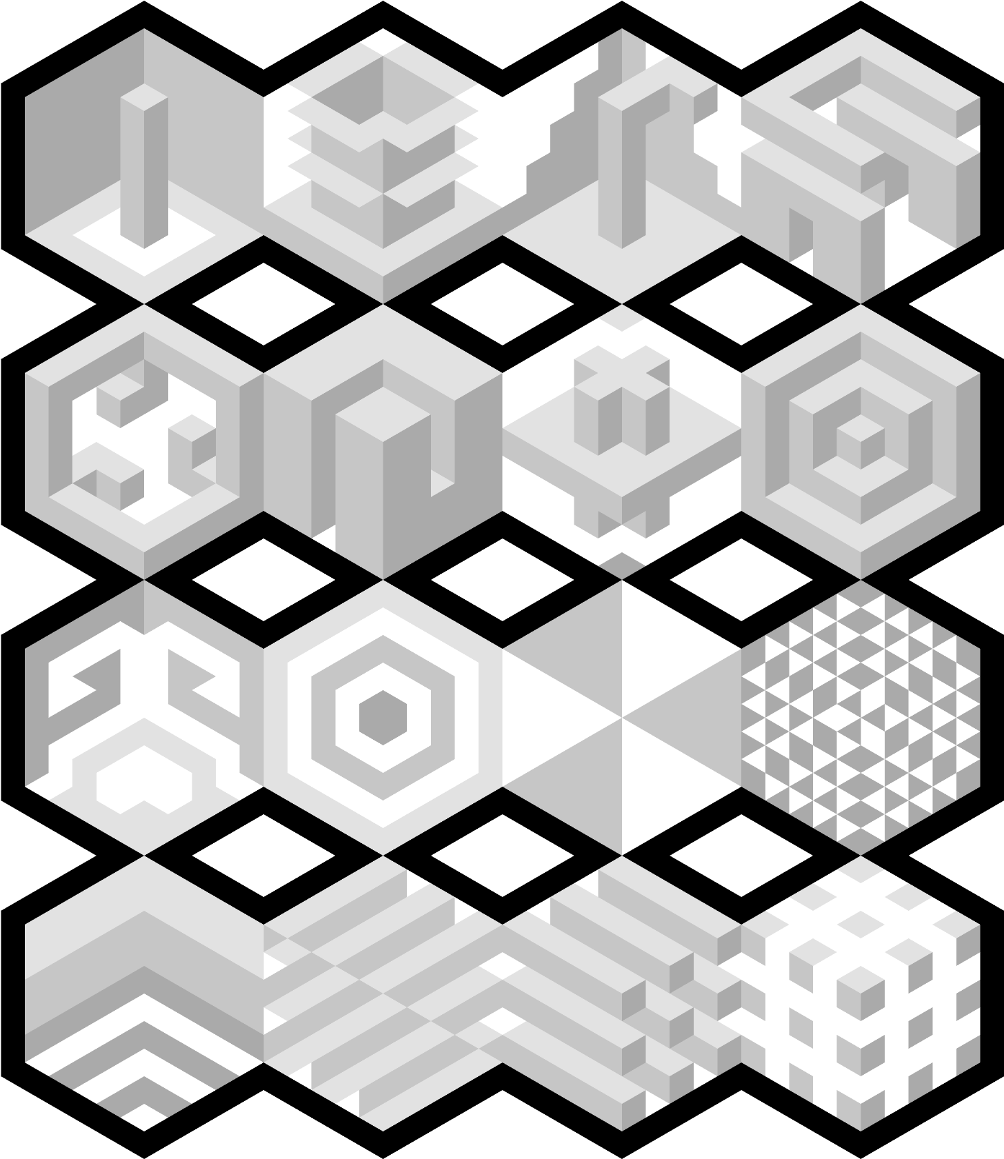 Isometric Geometric Patterns