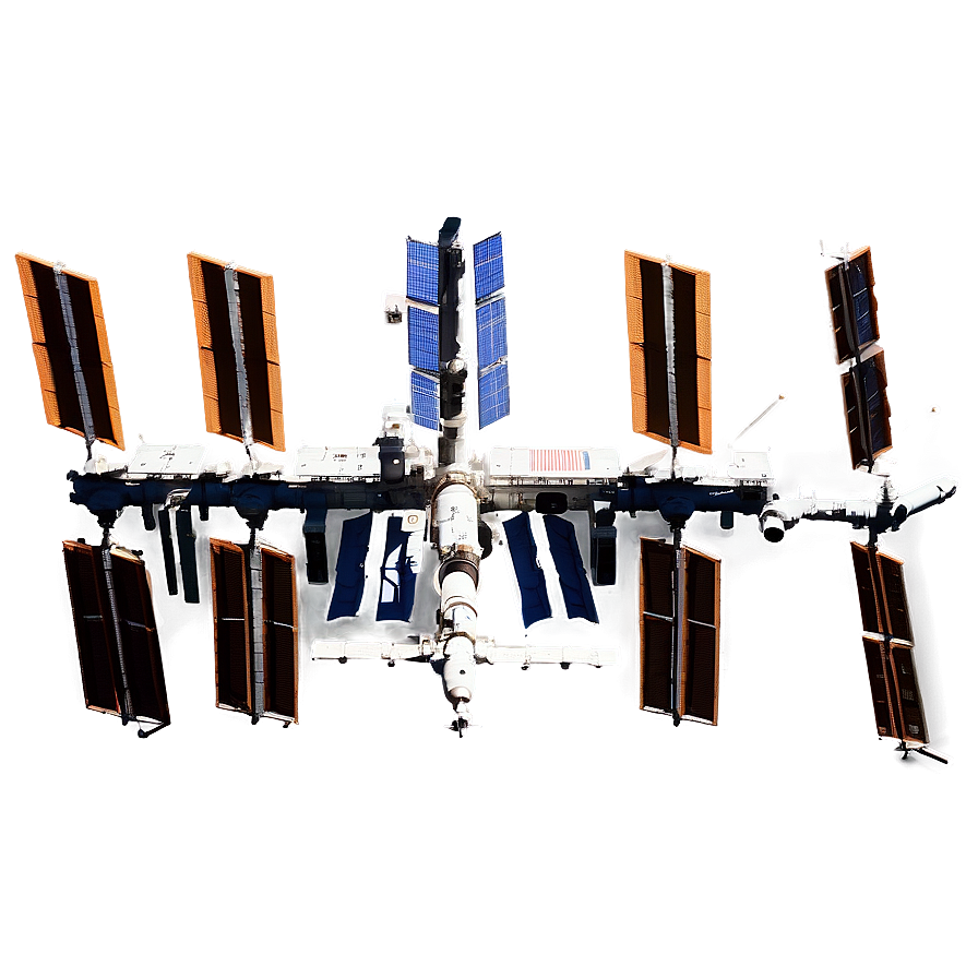 Iss Spacecraft In Orbit Png 06282024