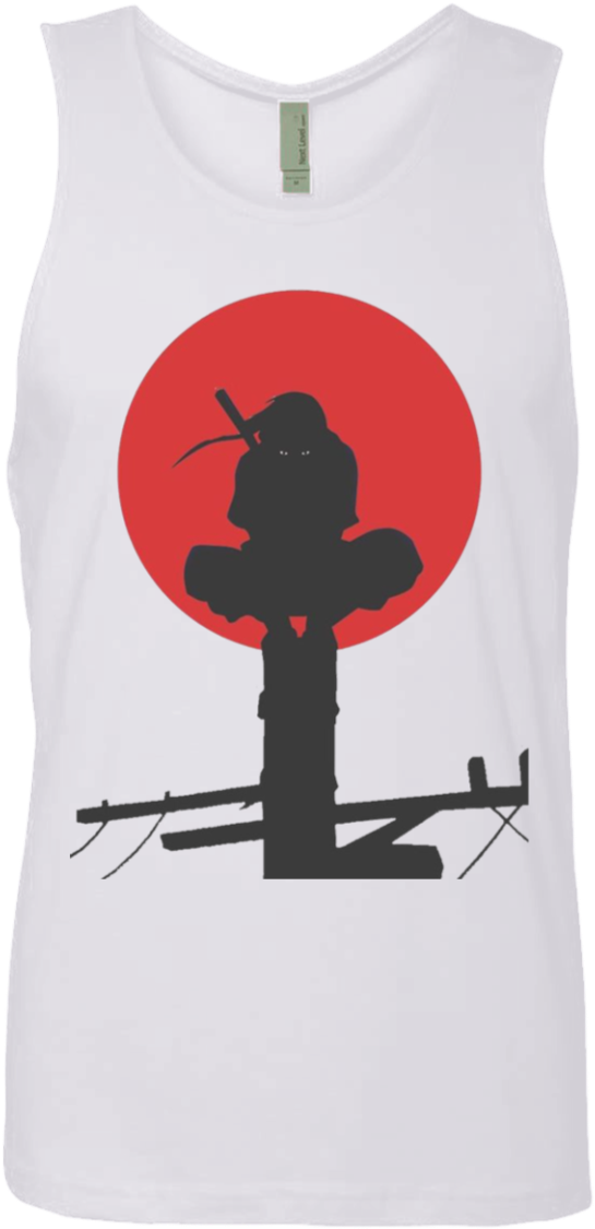 Itachi Silhouette Red Sun Tank Top