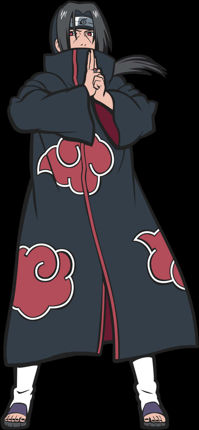 Itachi Uchiha Akatsuki Pose