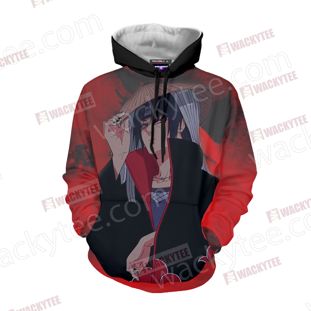 Itachi Uchiha Anime Hoodie Design