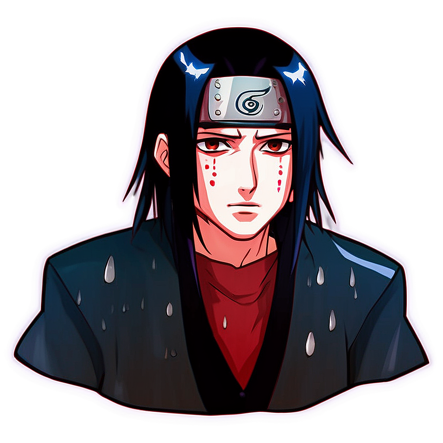 Itachi Uchiha In Rain Png Ejj76