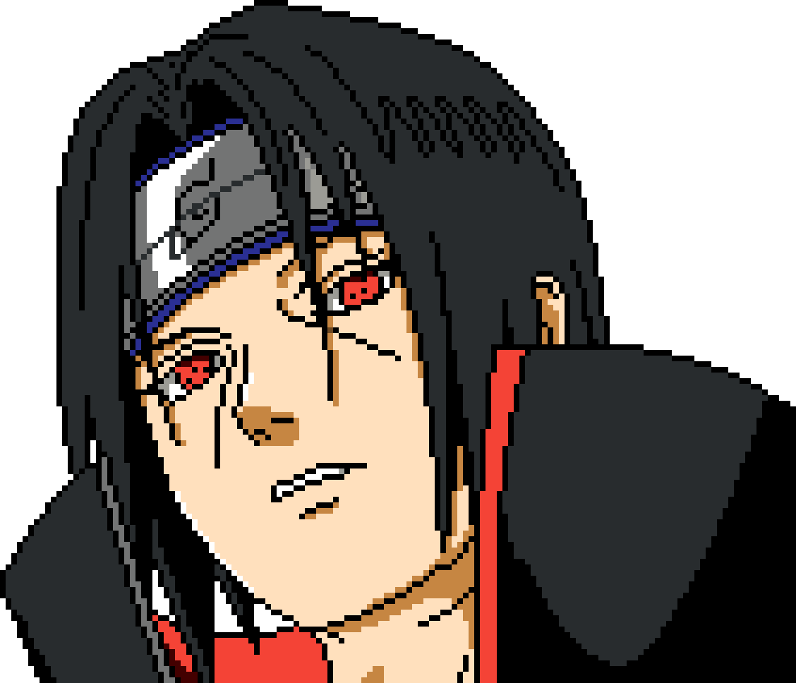 Itachi Uchiha Pixel Art