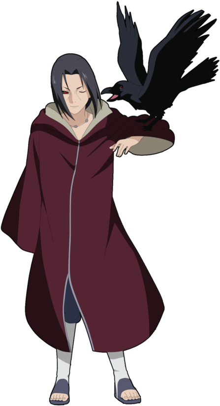 Itachi Uchihawith Crow