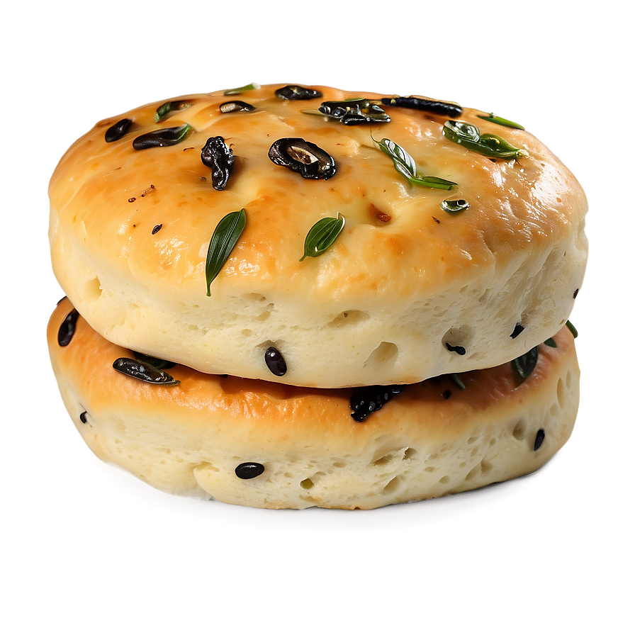 Italian Focaccia Bread Png Ttj