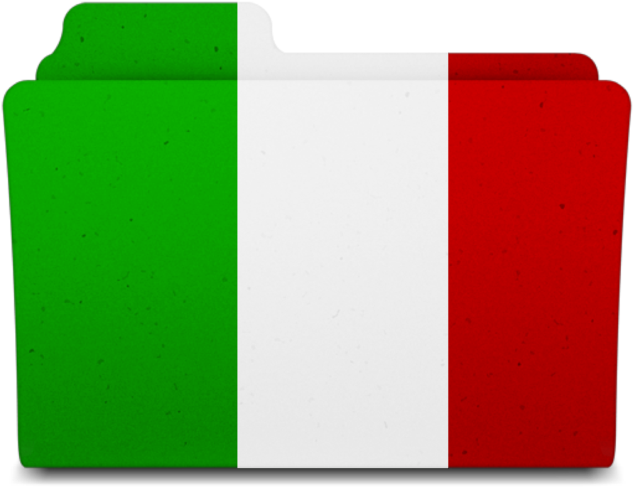 Italy Flag Folder Icon