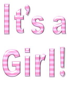 Its A Girl Announcement