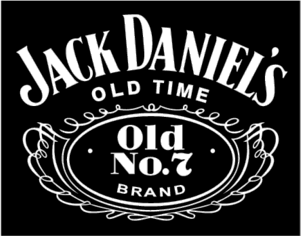 Jack Daniels Logo Blackand White