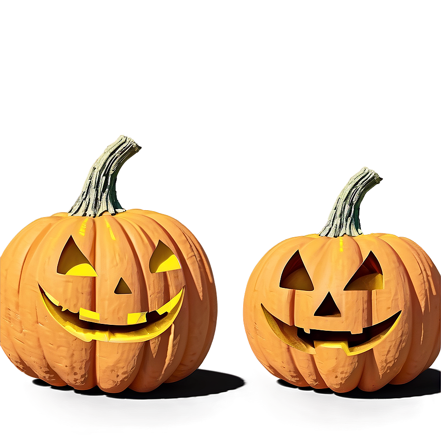 Jack O Lantern On Haystack Png 05252024