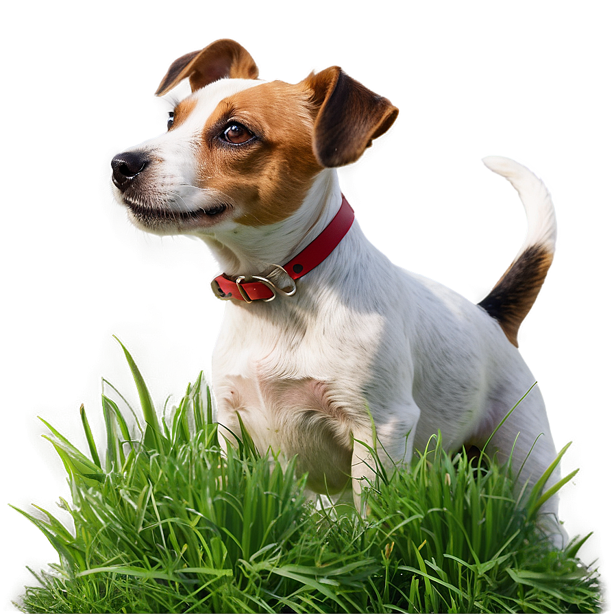 Jack Russell In Grass Png 06292024